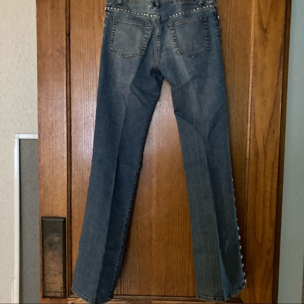 Platinum Plus Rhinestone Jean - Picture 3 of 10